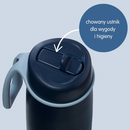 B.Box Butelka termiczna ze składanym ustnikiem 690 ml Olive