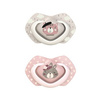 Canpol babies Smoczek silikonowy 6-18m symetryczny BONJOUR PARIS 2szt.