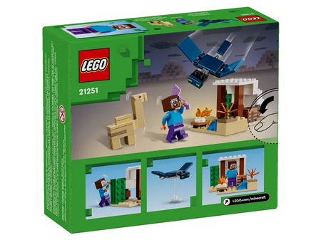 Lego 21251 Minecraft Pustynna wyprawa Steve’a
