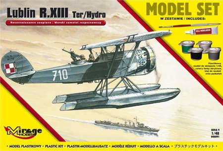 Mirage 848091 1:48 MODEL SET Lublin R.XIII Ter / Hydro Polski Morski Samolot Rozpoznawczy