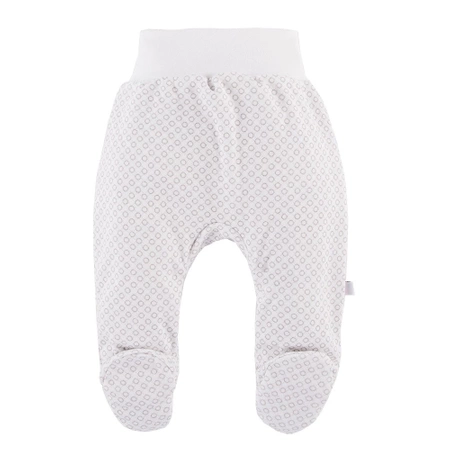 Eevi Komplet wyprawkowy 4-częściowy kółeczka szare Rozmiar 68