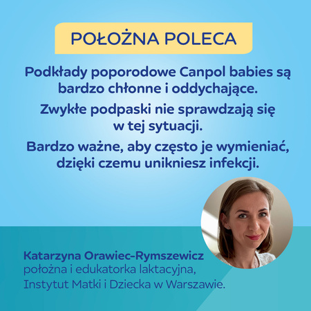 Canpol Babies Wysokochłonne podkłady poporodowe