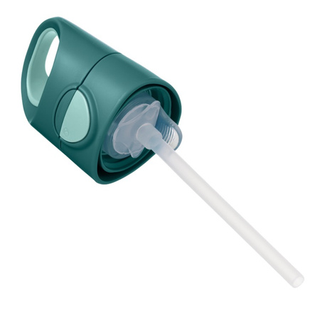 B.BOX Bidon tritanowy ze słomką 450 ml, Emerald Forest