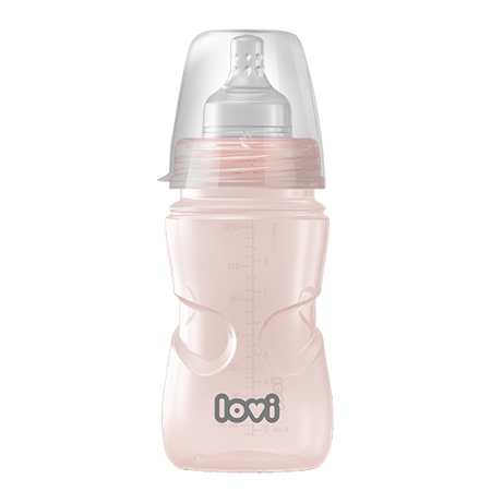 Butelka LOVI Trends 250 ml Pink + GRATIS Butelka LOVI Trends 120 ml