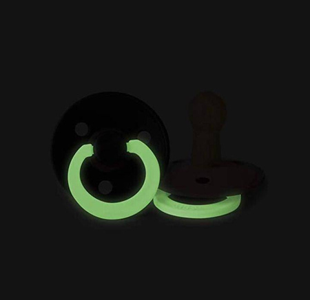 Bibs Smoczek Uspokajający BLACK NIGHT rozmiar S kauczuk Hevea