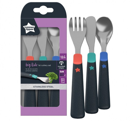 Tommee Tippee Sztućce metalowe Big Kid
