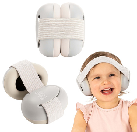 REER Słuchawki ochronne SilentGuard pastelowy szary od 12 m