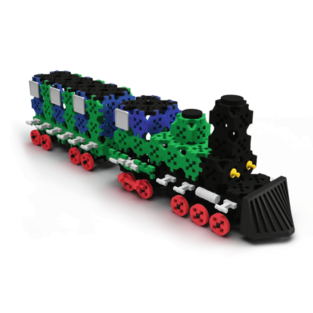 Zestaw klocków Connect 2w1: Pociąg / Ciężarówka z przyczepą