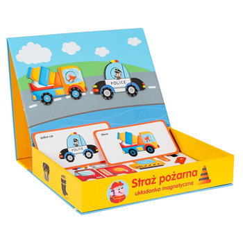 Smily Play Układanka magnetyczna Pojazdy