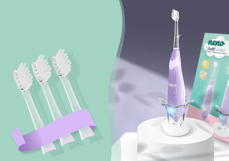 Neno Tutti - elektryczna szczoteczka do zębów Violet