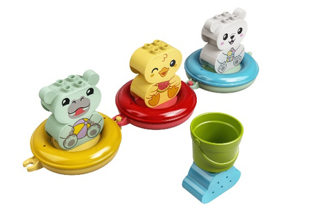 Zabawa w kąpieli pływający pociąg ze zwierzątkami Lego Duplo 10965