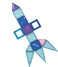 Happy Kiddo Klocki magnetyczne 75 elementów SP85303