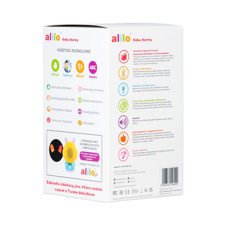 Alilo Króliczek Baby Bunny G9S+ różowy