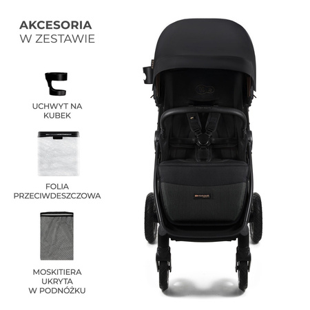 Kinderkraft Wózek spacerowy Mitzy Air Czarny