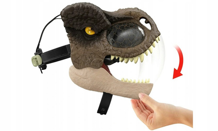 Mattel Jurassic World Maska dinozaura z dźwiękiem T-Rex GWD71