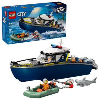 Lego City 60456 Pościg łodzią policyjną