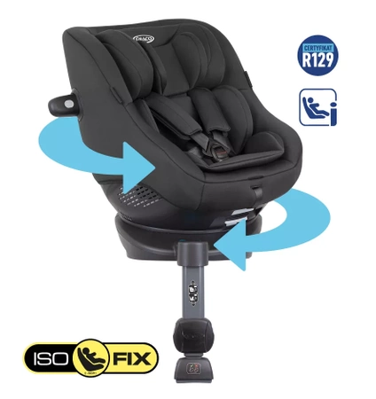 Graco Fotelik samochodowy TURN2ME R129 i-Size 40-105 cm Heather