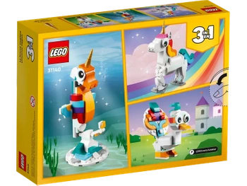 Lego Creator 3 w 1 Magiczny jednorożec 31140
