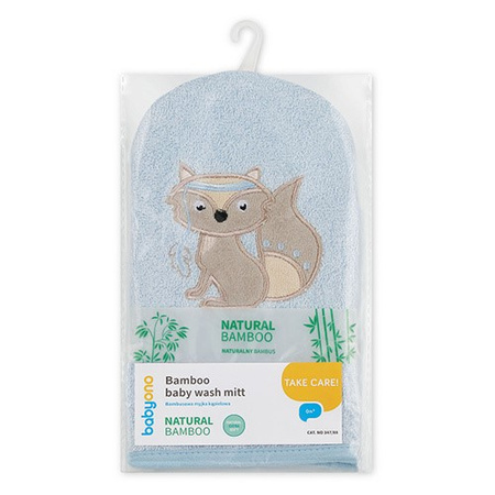 Babyono Bambusowa myjka kąpielowa NATURAL BAMBOO