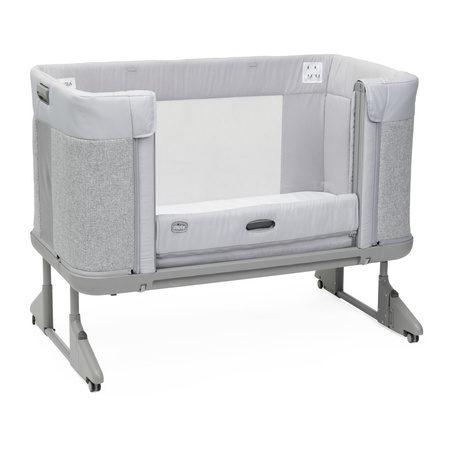 Chicco Next2Me FOREVER łóżeczko dostawne 3w1 Ash Grey+prześcieradła