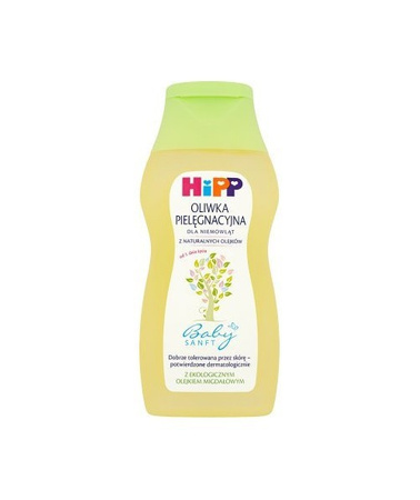 Oliwka pielęgnacyjna dla niemowląt od 1. dnia życia 200 ml HiPP Babysanft