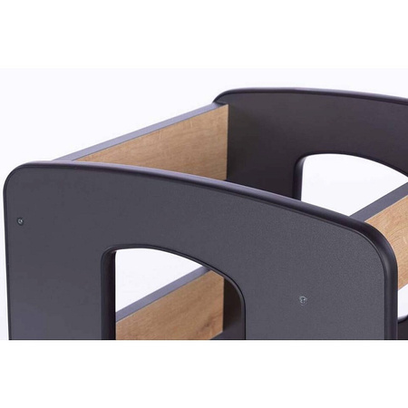 Pomocnik kuchenny Grafit/Dąb