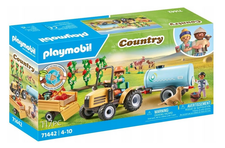 Playmobil 71442 Traktor z przyczepą i zbiornikiem na wodę