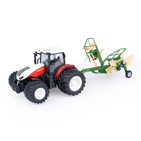 Dumel Agro Pojazdy TRAKTOR RC + zgrabiarka HT50303