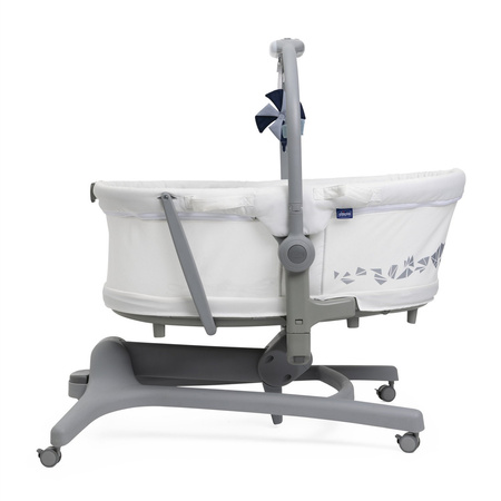 Chicco Baby Hug Pro 5w1 White Cream + materacyk i prześcieradło