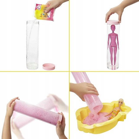 Mattel Lalka Barbie Color Reveal Wakacyjna piana GTN17