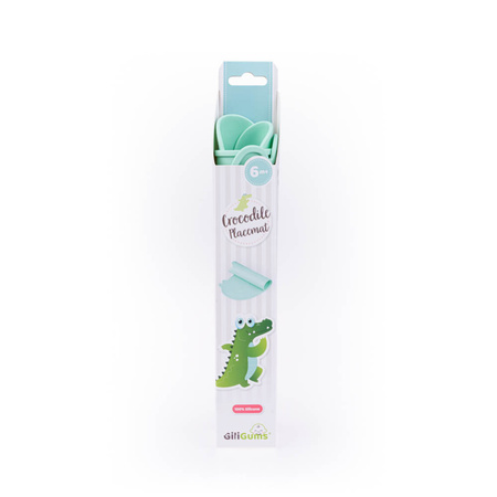 GiliGums Podkładka silikonowa Krokodyl miętowa