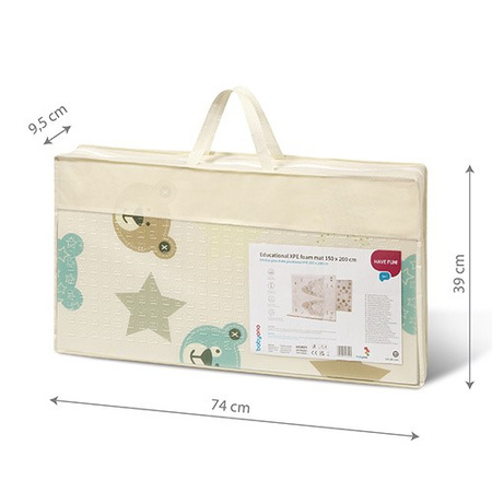 Babyono Edukacyjna mata piankowa XPE 150 x 200 cm