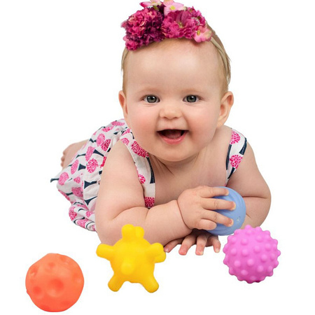 Smily Play Piłeczki sensoryczne 4 szt.