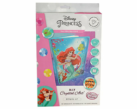 Epee Crystal Art - Notatnik z mozaiką diamentową Mała Syrenka