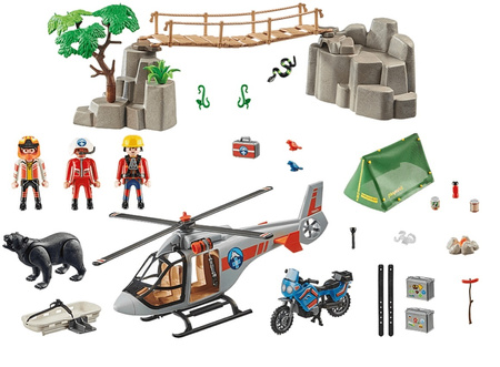 Playmobil 70663 Misja śmigłowca w kanionie