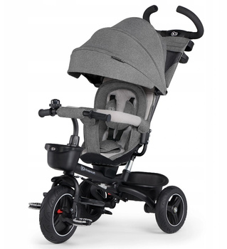 Kinderkraft rowerek trójkołowy SPINSTEP szary