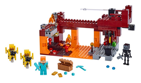 Most Płomyków 21154 Lego Minecraft