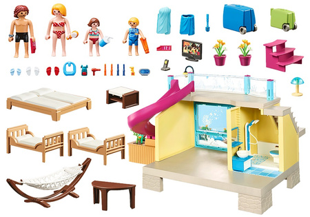 Bungalow z basenem Playmobil 70435