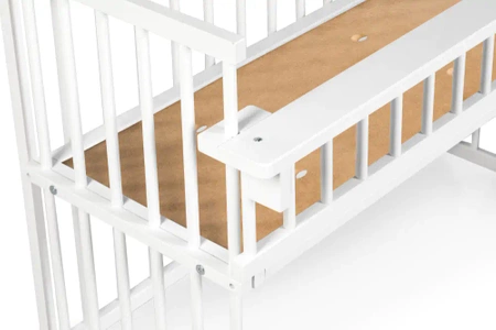 Klupś Łóżeczko dostawne PICCOLINO 90x40 cm Białe