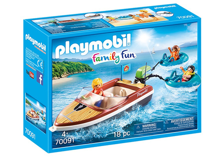 Łódź motorowa z pontonami Playmobil 70091