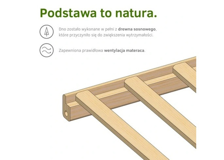 KLUPŚ Łóżeczko FRANK biały, 120x60 cm