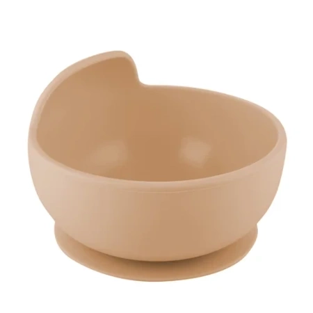 Canpol Babies Silikonowa miseczka z przyssawką 330 ml Beige