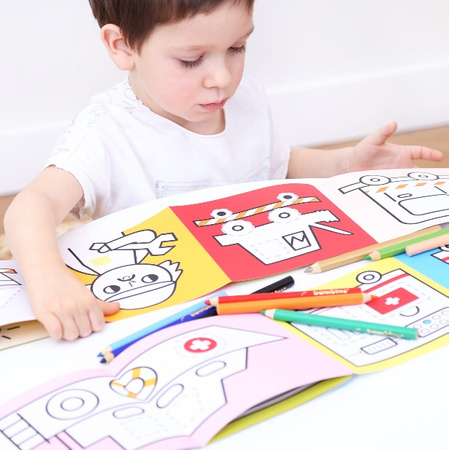 CzuCzu - Dłuuugie rysowanki. Rysuję po śladzie. Pojazdy w pracy