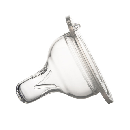 Canpol babies Smoczek silikonowy szybki do butelki szerokiej EasyStart 2 szt.