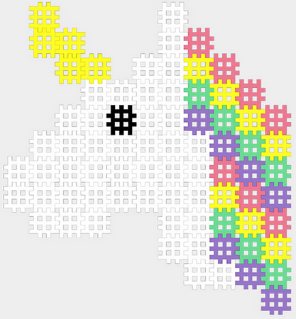 Marioinex Klocki Micro Waffle Jednorożec