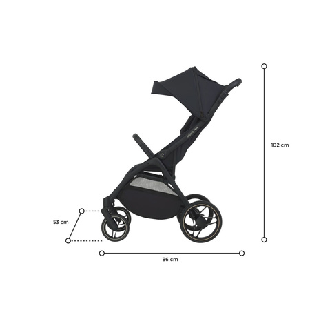 Espiro Wózek spacerowy Flow 10 Timeles Black
