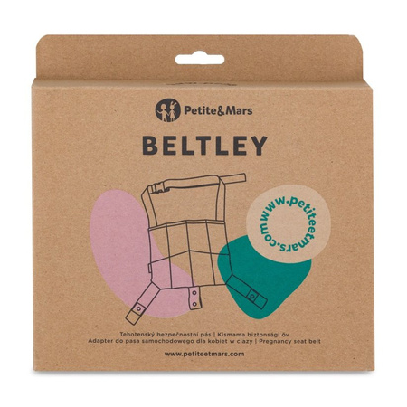 PETITE&MARS Adapter do pasa samochodowego dla kobiet w ciąży Beltley