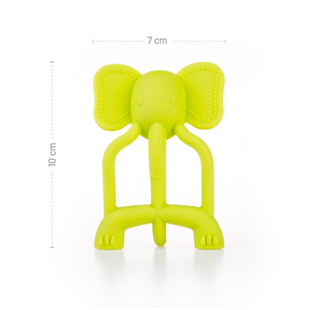 Gryzak Uspokajający Słoń Limonkowy GiliGums