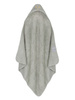 Piapimo Ręcznik z kapturkiem 90 x 90 cm bambusowo-bawełniany szary z haftem kolekcja TowelPower