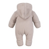 Eevi Kombinezon z kapturem z wełna Merino beżowy 56 - 62